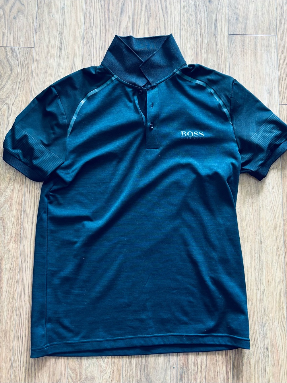 BOSS Black Men's Short-Sleeve Polo with Subtle Logo